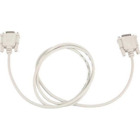 Câble adaptateur VGA DB15 mâle vers RS232 DB9 mâle/câble d'extension graphique vidéo (blanc, 1,4 mètre) (1/5)