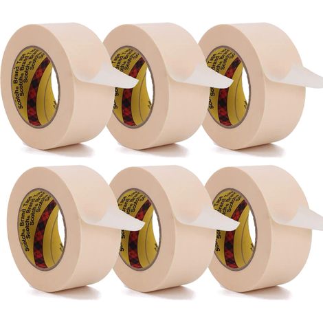 Ruban de Masquage Classic Premium, Promo Pack de 3 Rouleaux, 24 mm x 50m - Pour Peinture et Décoration Intérieure Premium Ruban 48mm x 45m (1/4)