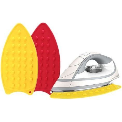 Pieces Ironing Cushion Insulation Ironing Board Curlers Folding Ironing Board Wool Ironing Mat Hanging Ironing Board (red + yellow) (1/5)