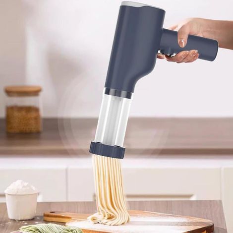 Machine À Pâtes - Électrique - Portable - 6 Moules - Batterie Rechargeable 1500 MAh - Pour Pâtes Maison (1/4)