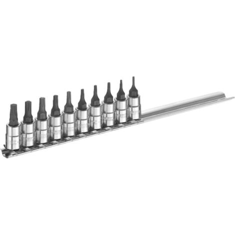 Expert 10 PIECE 1/4'' TORX BIT SOCKET SET