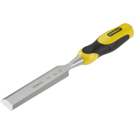 Stanley 0-16-889 Scalpello per Legno Dynagrip, Giallo/Nero, 28MM
