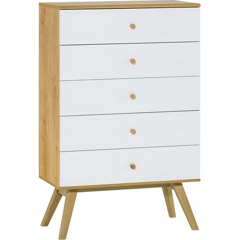 Cassettiera bianco 117cm (1/5)