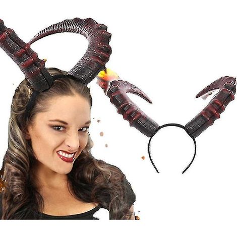 Stirnbandkostüm mit Schafshorn für Halloween --- (1/4)
