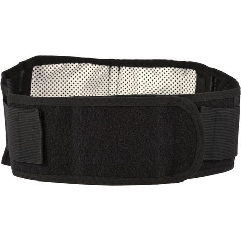 Ceinture lombaire noire en tourmaline auto-chauffante, soutien lombaire avec thérapie magnétique (1/5)