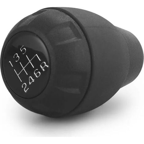 Pomo de palanca de cambios manual de 6 velocidades para Jeep Wrangler JK (2007–2018), aluminio anodizado negro, ajuste directo.