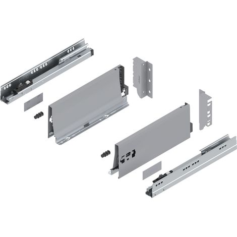 Blum Tandembox antaro K Schubladenschienen-Set  1 Paar, 30kg 300mm  Vollauszug Blumotion, grau