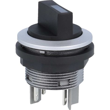 Georg Schlegel Sélecteur à rappel, 1NC + 1NO circulaire, SHORTRON Connecteur plat 2,8 mm x 0,8 mm - 1 Stück (1/2)
