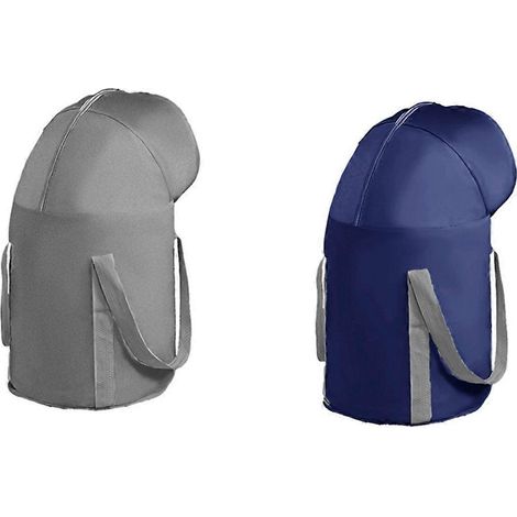 Lot de 2 seaux pliables pour bain de pieds, bassin de trempage profond et portable (1/5)