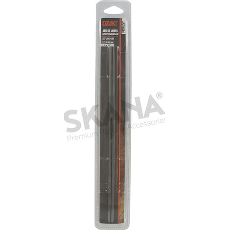Lima rotonda Ozaki per catena di motosega. ø: 4,5 mm .325 L: 20 cm (8). Confezione da 2 lime.