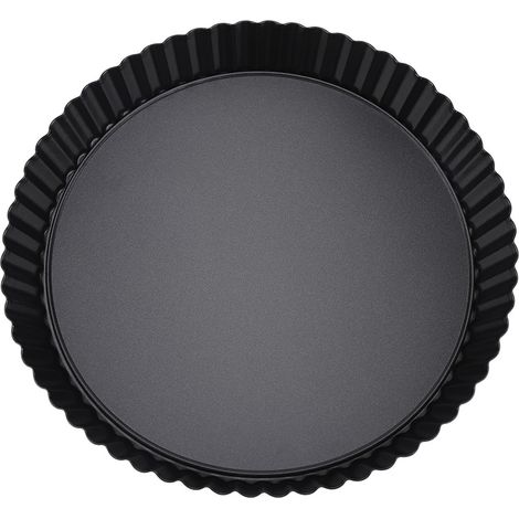 Moule à tartelette antiadhésif de 23 cm (9 pouces) à fond amovible. (1/5)