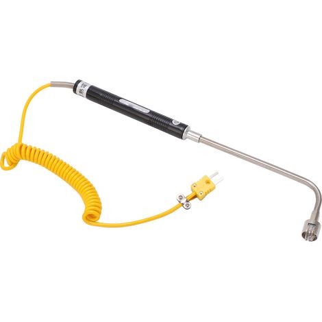 Oberflächen-Thermoelement-Sonde, rechtwinklig, Typ K, Handtemperaturmessgerät NR 81532B -50 bis 500 °C (1/5)