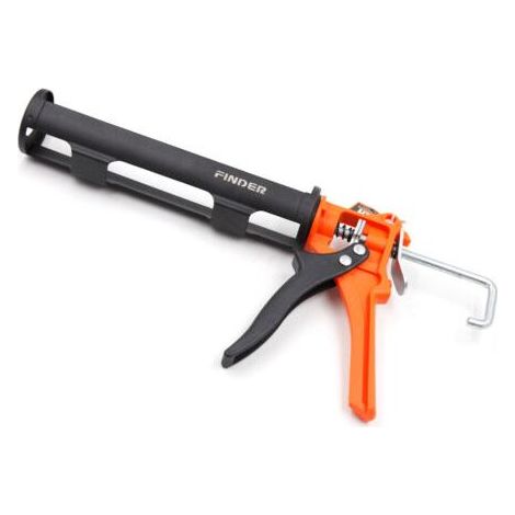 Pistolet à calfeutrer, cartouche de 283 g (10 oz), capacité standard, cadre rotatif, pistolet à calfeutrer avec poignée ergonomique confortable, idéal pour une utilisation industrielle (1/4)