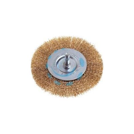 SPAZZOLA A DISCO CIRCOLARE FILI ACCIAIO PER TRAPANO - ø mm. 50 codolo mm.6 PG 469.00