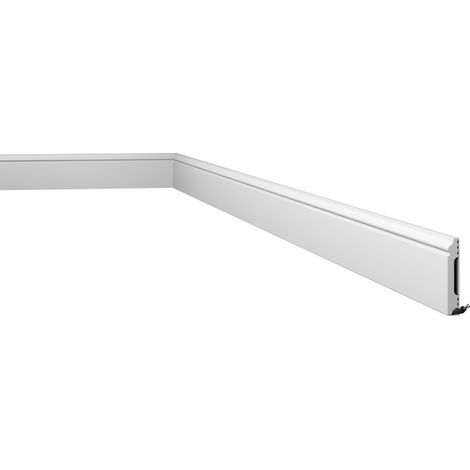 FL1 WALLSTYL Plinthe Polystyrène HD Noël & Marquet 80 x 13 x 2000 1 pièce (1/3)
