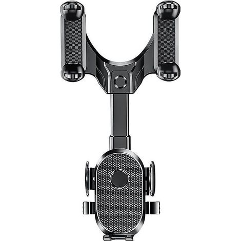 Support de téléphone pour rétroviseur de voiture, support de téléphone portable pour voiture, NOIR (1/4)