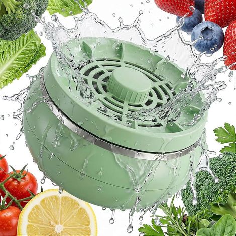 Laveuse multifonctions pour fruits et légumes technologie micro-nano bulles 4 modes intelligents efficace et portable (1/5)