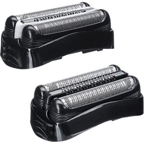 2 Stück Ersatz-Scherkopf-Gewindemembranen der Serie 21B-32B für Braun Series 3 Elektrorasierer 301S, 310S, 320S (1/4)