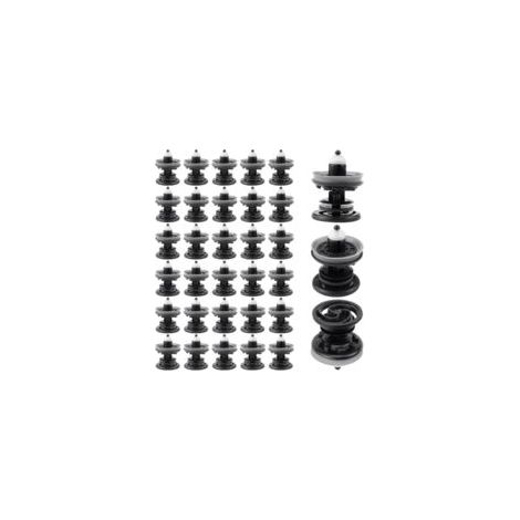 30 pezzi 7l6868243 Clip di plastica per finiture interne auto per pannelli delle portiere compatibili con VW Golf 5 6 7 T4 T5 Passat Polo Skoda Caddy Audi A4 A5 A6