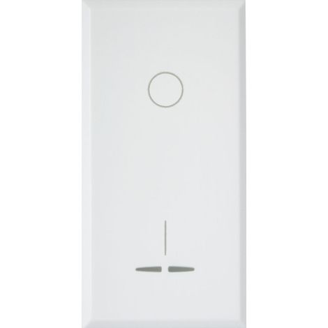 Interruttore bipolare 16A illuminabile S44 Bianco Ave Whitek 446010
