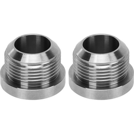 Raccord soudable en acier inoxydable AN16, 2 pièces, soudure mle sur bonde, pour liquide de refroidissement, mazout, fluide de refroidissement, collecteur de vidange Turbo (1/5)