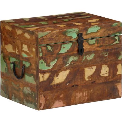 vidaXL Reclaimed Storage Box Solid Wood (1/5)