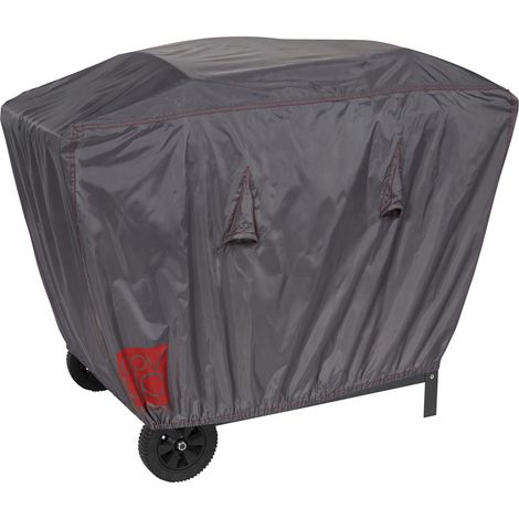 Oviala – Housse de barbecue imperméable 150 x 60 x 90 cm – Élastique de maintien – 2 aérateurs pour condensation – Sac de rangement inclus