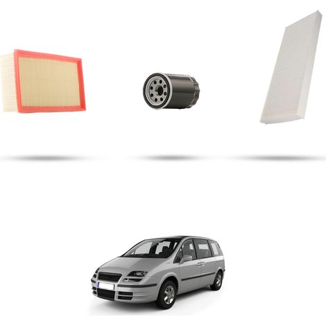 Kit tagliando 3 filtri compatibile con Fiat Ulysse II 3.0 6v 150kw dal 2002 al 2011 (1/5)