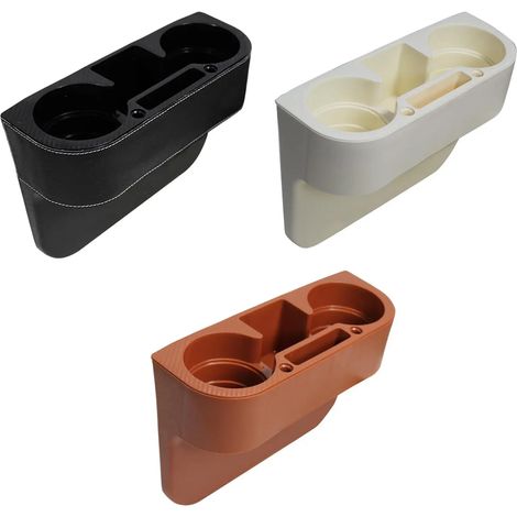 (blanc) Organisateur de rangement pour espace entre les sièges auto Accessoires auto Poche de voiture Rangement latéral de siège (1/4)
