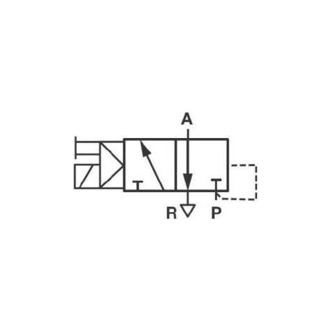 Válvula neumática imi norgren v50a413a-a213a 8 bar 750 l/min