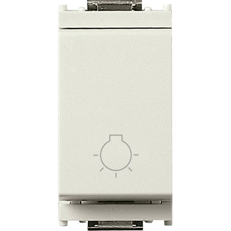 VIMAR - 16081.B 1P NO 10A Pulsador con luz blanca