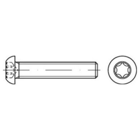 [NEUWERTIG] B-Ware Iso 7380 1 Flachkopfschraube Isr Schrauben M5x30 T25 Edelstahl A2 Vollgewinde