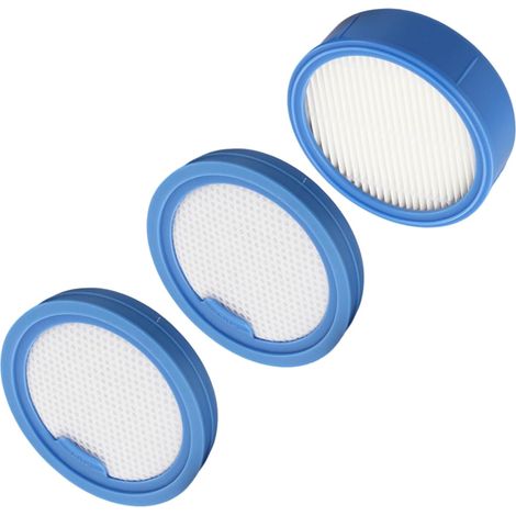 ASKW5 Filter Set Performance Kit (2 Pre-Filters, 1 Fine Dust Filter, Washable, Regular Filter Replacement, Improved Suction Performance, Perfect Fit, for AEG 7000 Cordless Vacuum Cleaner, Blue/Grey) (1/5)