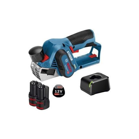 Bosch Akku-Hobel GHO 12V-20 12 V / 2x 3,0 Ah Akku + Ladegerät