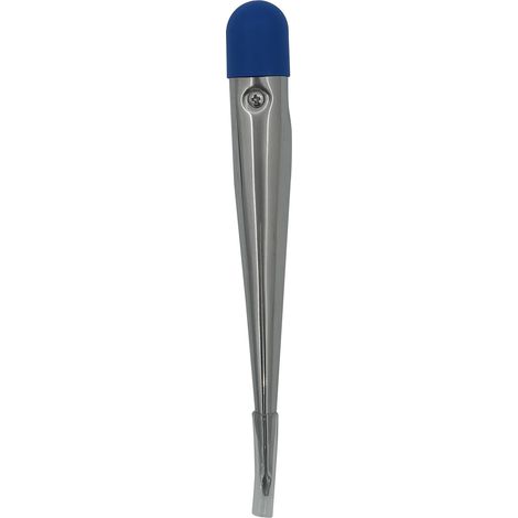 Enfile-câble en acier inoxydable 304 avec tête bleue et poignée en plastique - Taille moyenne pour usage marin et nautique (1/4)