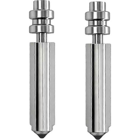 2 piezas para Anycubic Kobra X Boquilla KX Bimetálica Boquilla de Extrusor de una sola pieza de 0,4 mm para Impresora 3D KobraX()