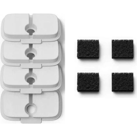 Filtre à eau pour chat - Compatible avec les fontaines à eau Dockstream PLWF005, PLWF115 et PLWF105 - Filtre de rechange pour distributeurs d'eau pour chats - Lot de 4 (1/5)