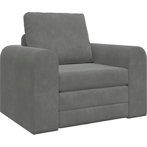 Maison Exclusive - Schlafsofa Dunkelgrau 98 x 71 x 83 cm Samt