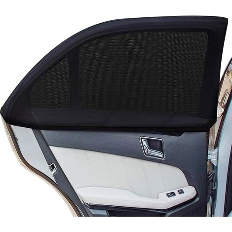 2 Pcs Pare Solaire Voiture Bébé,Chaussette Voiture Pare Soleil Protection UV,Universel Véhicule Pare Soleil pour Vitres Latérales,Protection Solaire Fenêtre de Auto,Protège Enfants et Animaux (1/5)