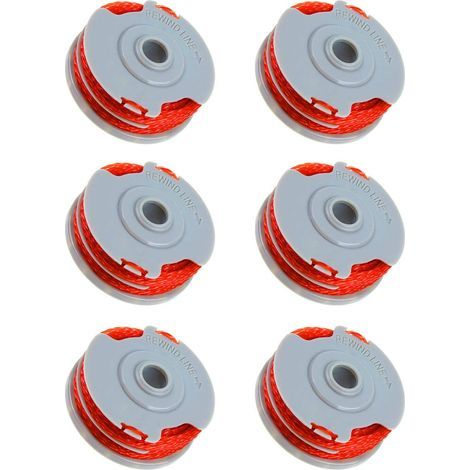 Flymo FLY021 Lot de 6 bobines de fil de rechange en nylon pour débroussailleuse Flymo 1,5 mm x 11 m (1/5)
