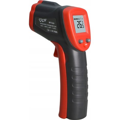 PIROMETR, TERMOMETRO LASER SENZA CONTATTO -50 +380°C (1/5)