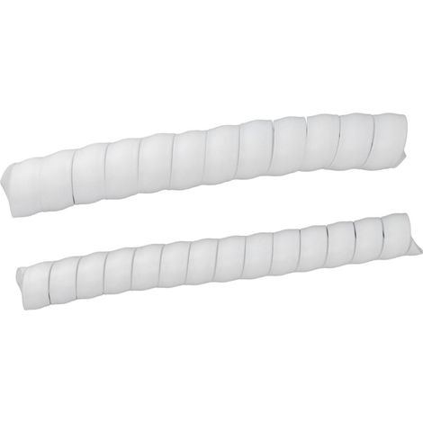 Protection de tronc d'arbre en spirale plastique, protection d'écorce, tube enveloppant pour protéger les jeunes arbres et les plantes des cerfs, lapins, rongeurs et tondeuses (2 pièces) (1/5)