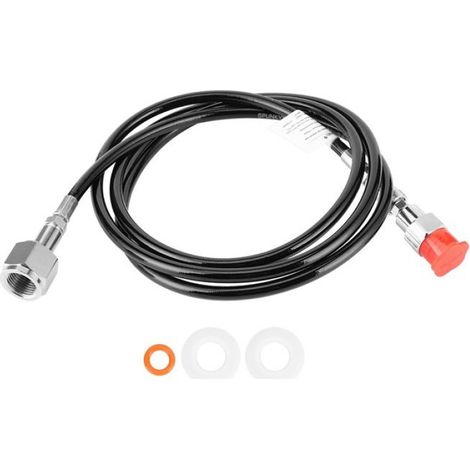 Adaptateur CO2 Externe - CGA320 - Tuyau Flexible 2 m - Connexion Directe Pour Machine À Eau Pétillante - Kit Complet (1/5)
