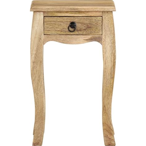 Maison Exclusive - Comodino 28x28x46 cm in Legno Massello di Mango (1/5)