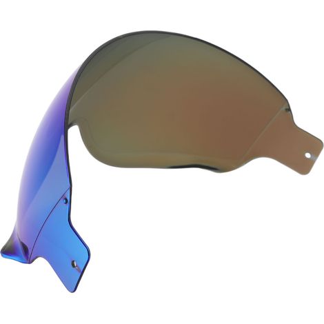 Écran de casque de moto en polycarbonate avec protection UV et protection solaire, de remplacement pour casque JO EX ZERO CJ 3 Revo Dark Tea Blue (1/5)