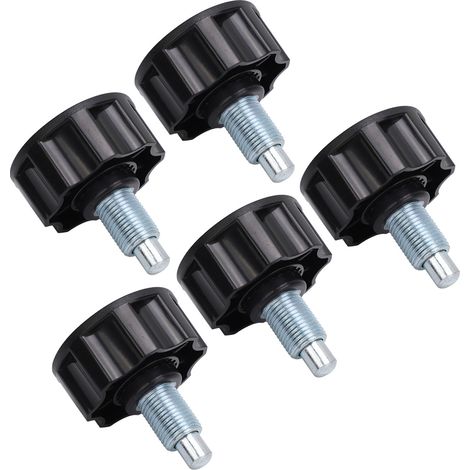 Lot de 5 poignées à ressort avec goupille de traction pour vélo d'exercice M18 (1/5)