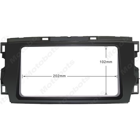 Compatible avec Toyota Avalon (taille Corolla) 2011 : cadre de conversion audio/vidéo DVD/panneau CD pour voiture