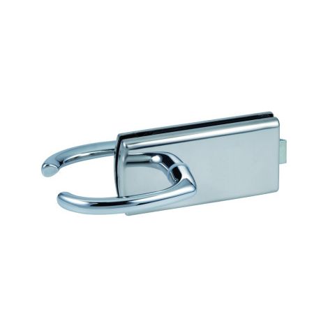 Assa Abloy – Serrure électrique BDC LAGUNE – Montage sur encoche 64A – Réversible pour portes en verre 8mm – Enjoliveur inox poli