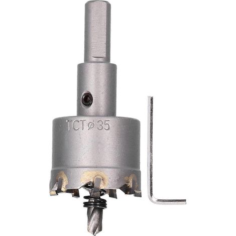 Wie man einen Sägebohrer mit Hartmetall-TCT-Fräser zum Bohren und Schneiden von Metall und Holz (35 mm) herstellt