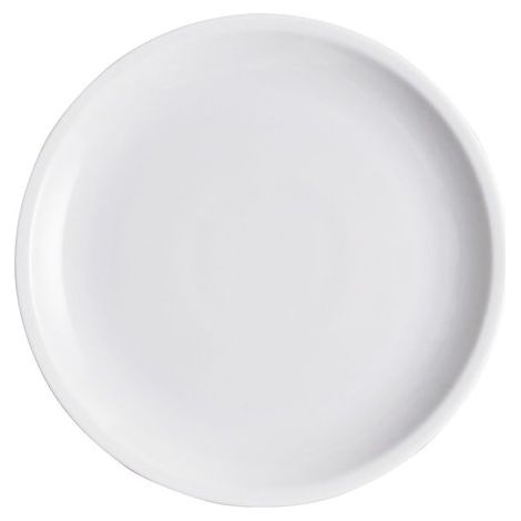 Saturnia Piatto Piano D 23,5 Cm H 3 Cm Porcellana Roma Bianco